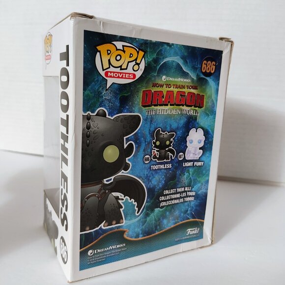 Pop! Movies - How to Train Your Dragon (The Hidden World) - Toothless #686 - Picture 4 of 8